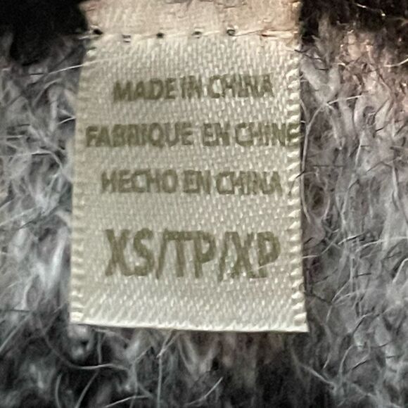 RD Style Evereve Zebra Print Cowl Neck Turtleneck Sweaters Black White Knit Long - Picture 6 of 8